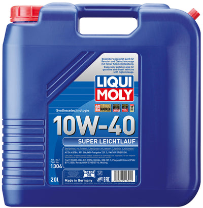 Liqui moly motoröl super leichtlauf super smooth running oil 20 ltr.