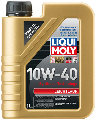 Liqui moly motorolie leichtlauf smooth running 10w-40 lm 1 ltr.