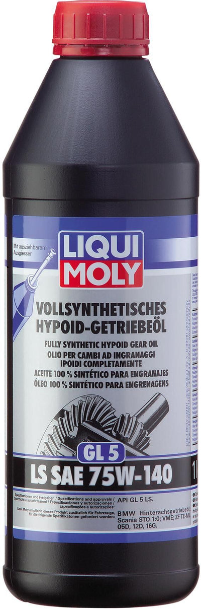Liqui moly getriebeöl gl5 gear oil gl5 ls 1ltr. 75w-140