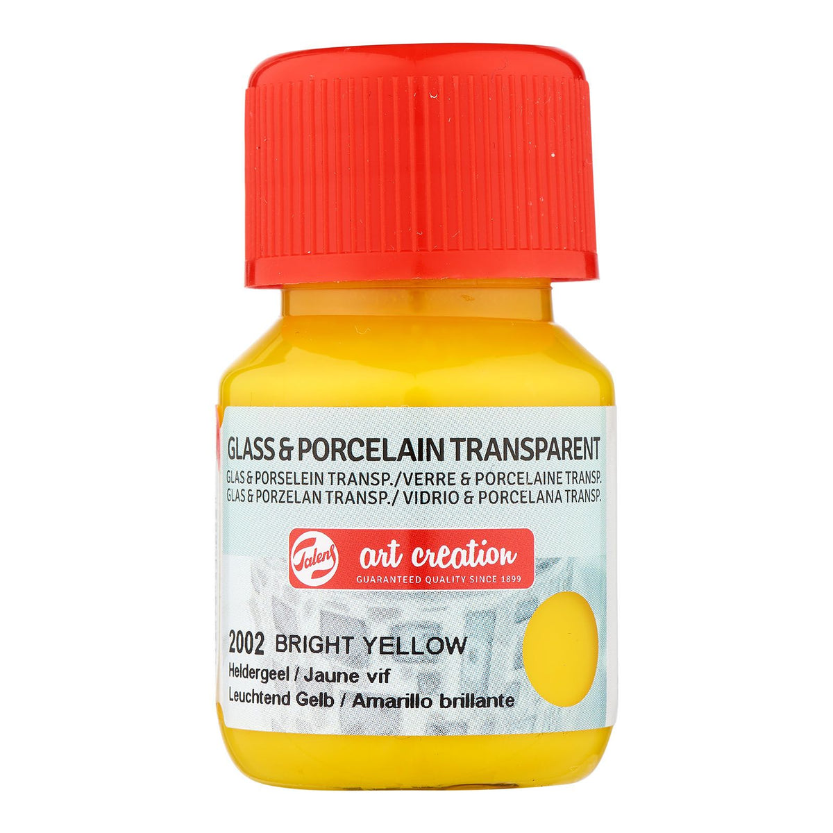 Talens art creation • glas porselein transparant 30ml heldergeel
