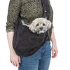 Trixie Hondentas buikdrager soft zwart grijs