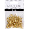 Creativ company veiligheidsspelden l: 22 mm dikte 0 6 mm goud 100stuks