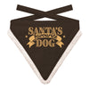 Plenty gifts Kerst bandana santa's favourite dog zwart