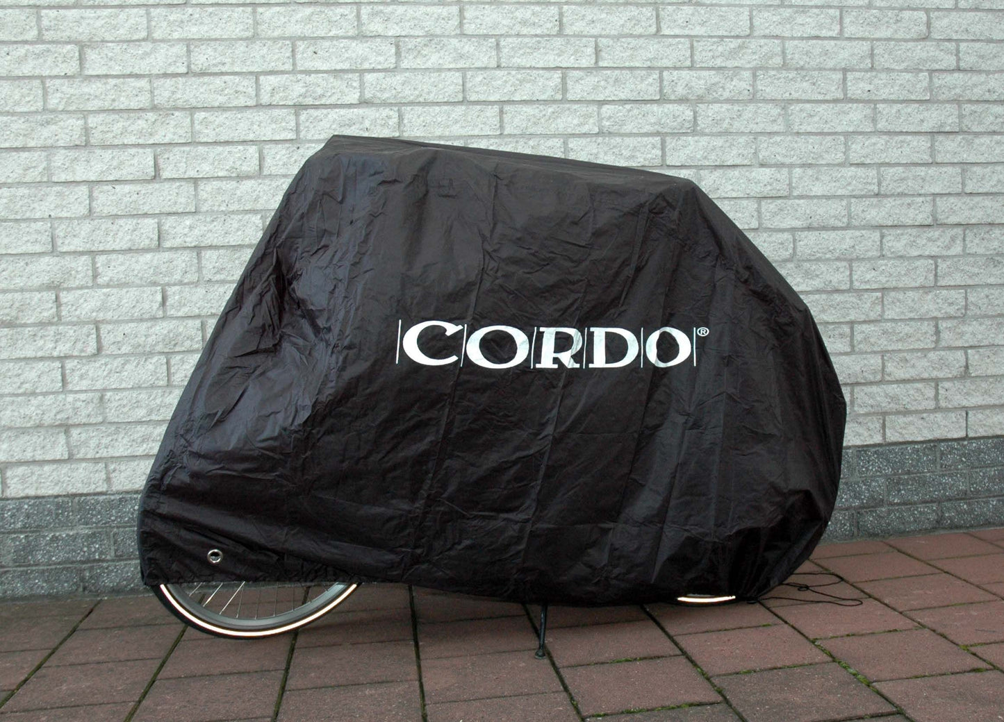 Cordo fietshoes 2 fietsen zwart 128x98x235cm
