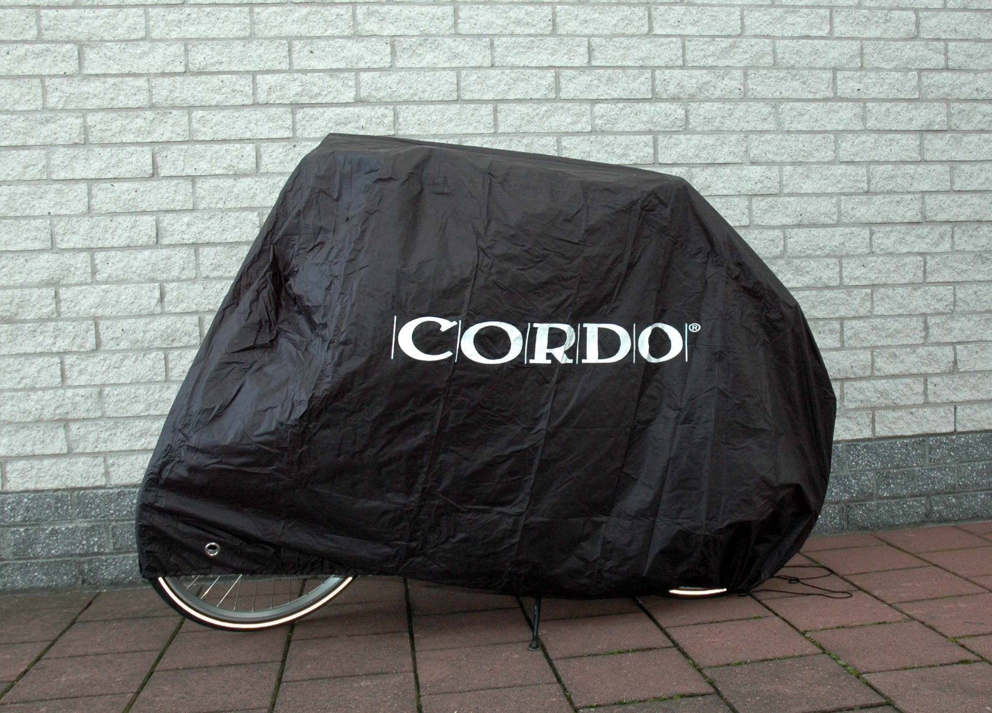 Cordo fietshoes 2 fietsen zwart 128x98x235cm