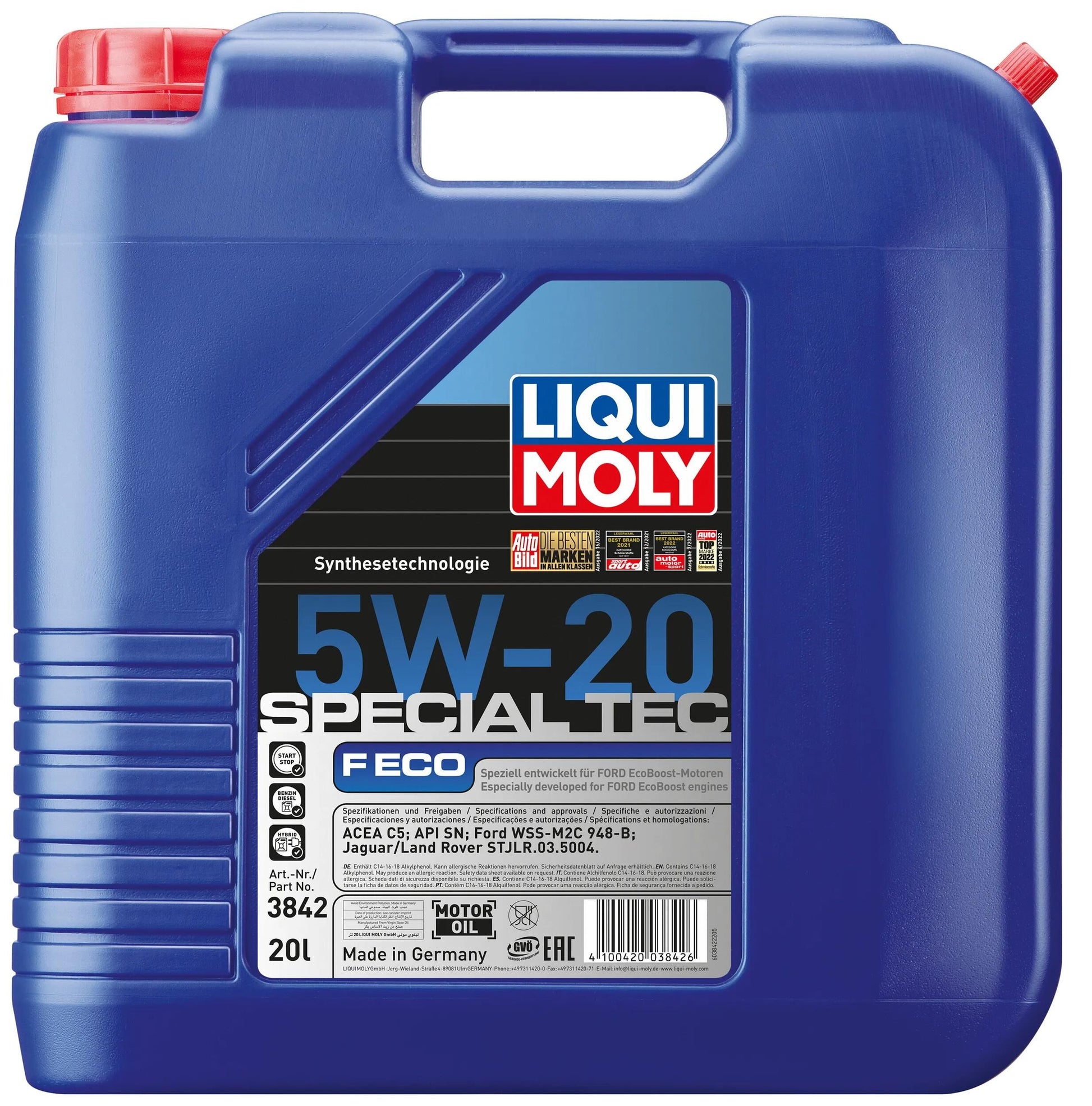 Liqui moly motorolie special tec f eco spec.tec f eco 5w-20 20l