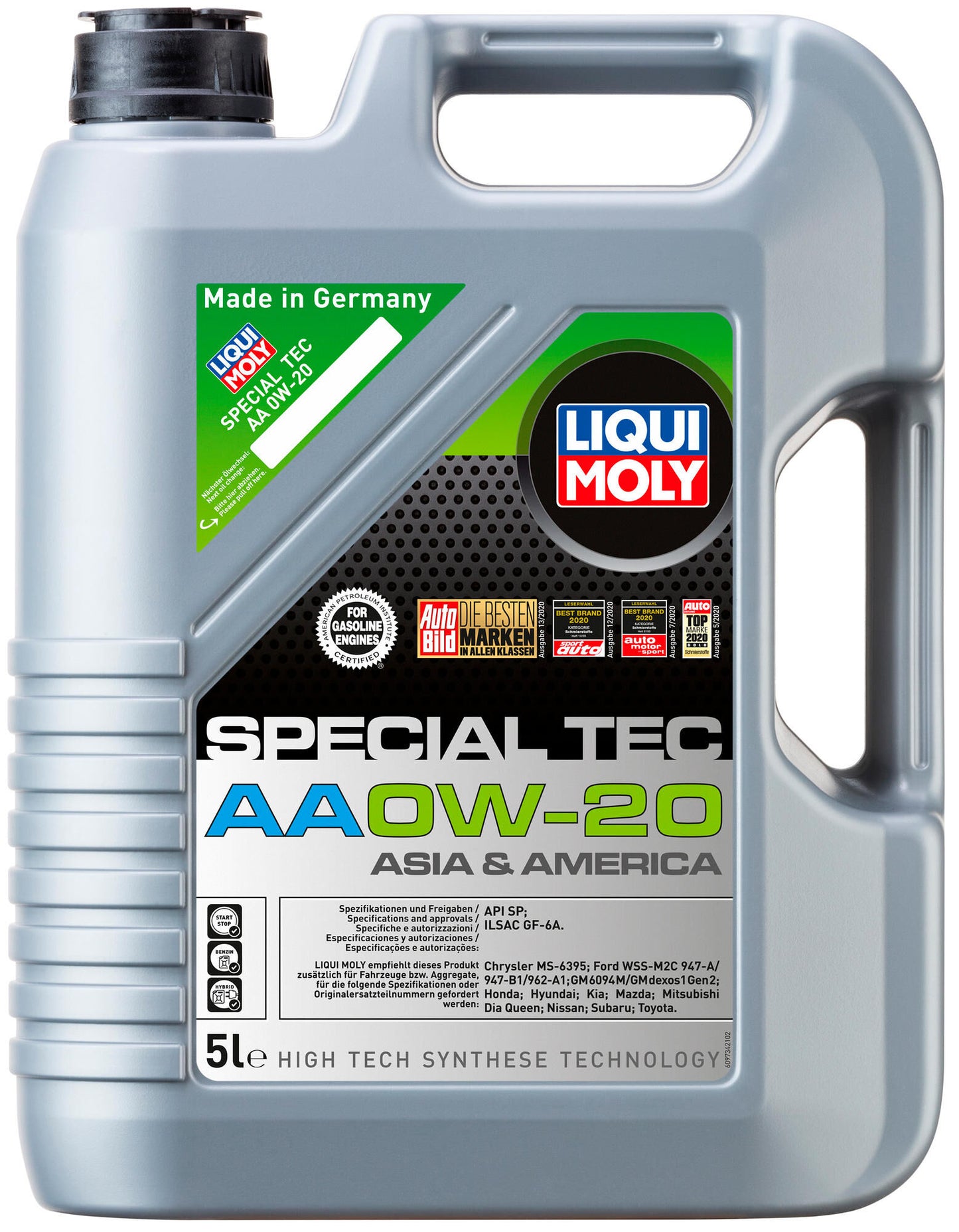 Liqui moly motorolie special tec aa spec.tec aa 0w-20 5l motoroil