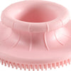 Zolux anah borstel rond rubber roze