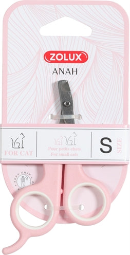 Zolux Anah nagelschaar roze wit