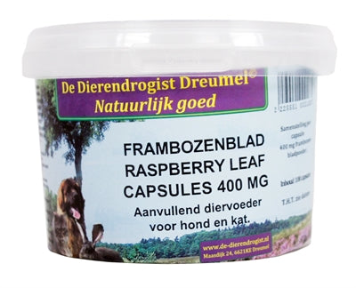 Dierendrogist Frambozenblad capsules