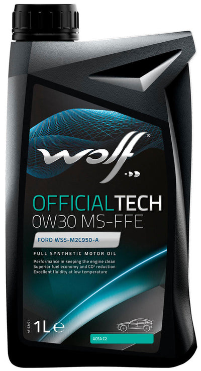 Wolf motoröl officialtech ms-ffe motoroil 0w30 1l off.tech ms-ffe