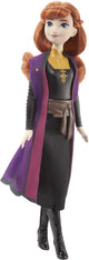Mattel disney frozen anna - pop - reizende met paarse cape