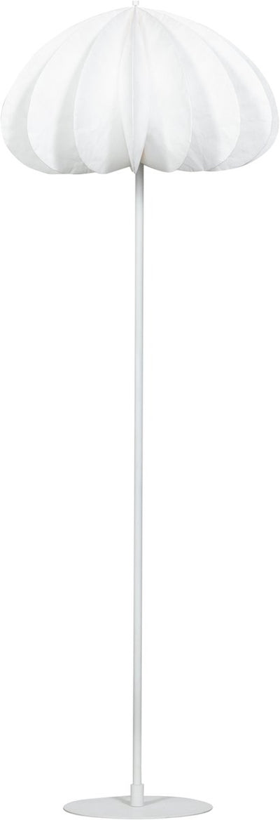 Woood dalia vloerlamp - papier - wit - 150xø50 cm