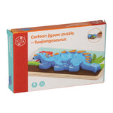 Houten Legpuzzel Dino, 7st. - afbeelding 1