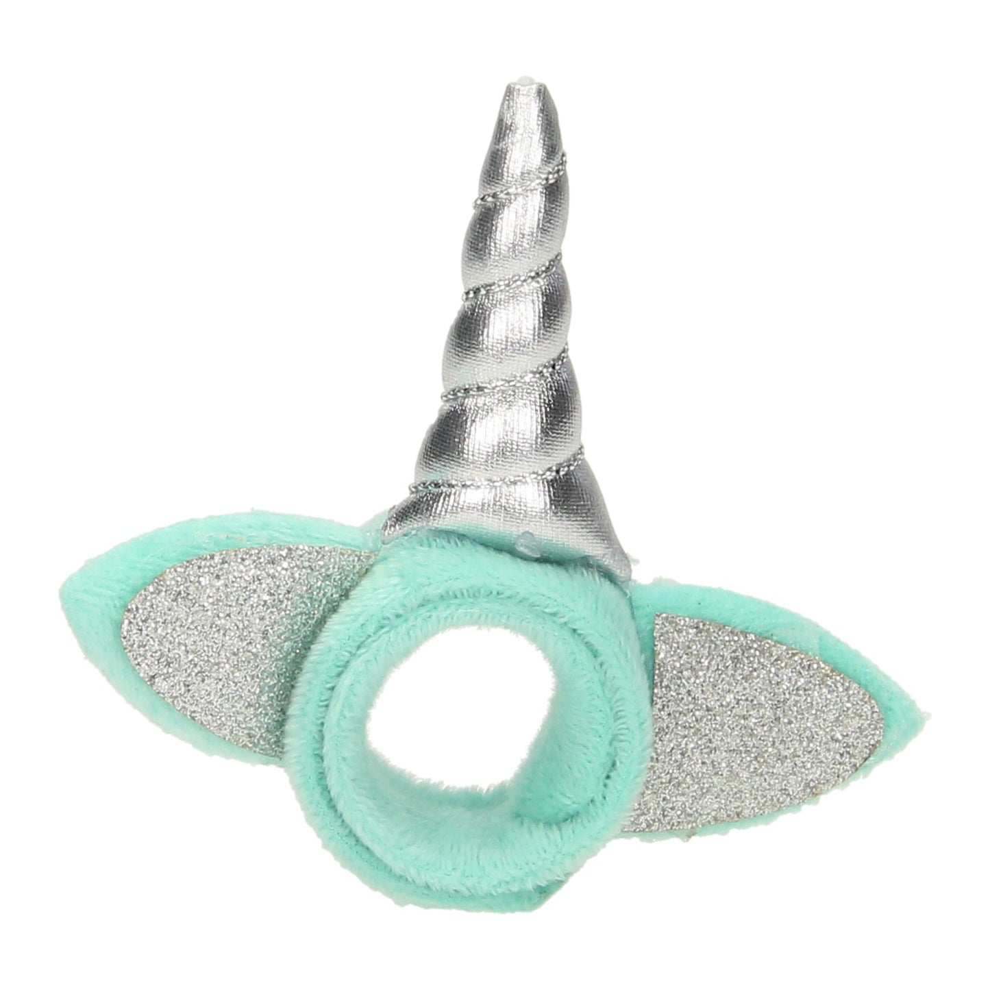 Klaparmband eenhoorn pluche