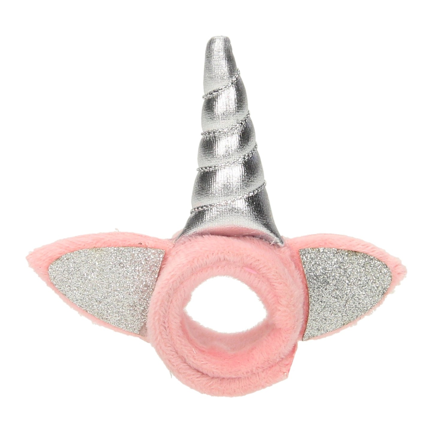 Klaparmband eenhoorn pluche