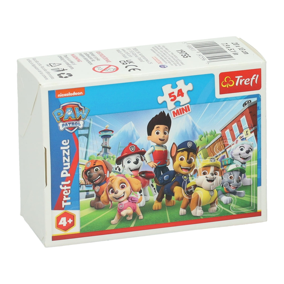 Paw patrol mini puzzel paw patrol, 54st.