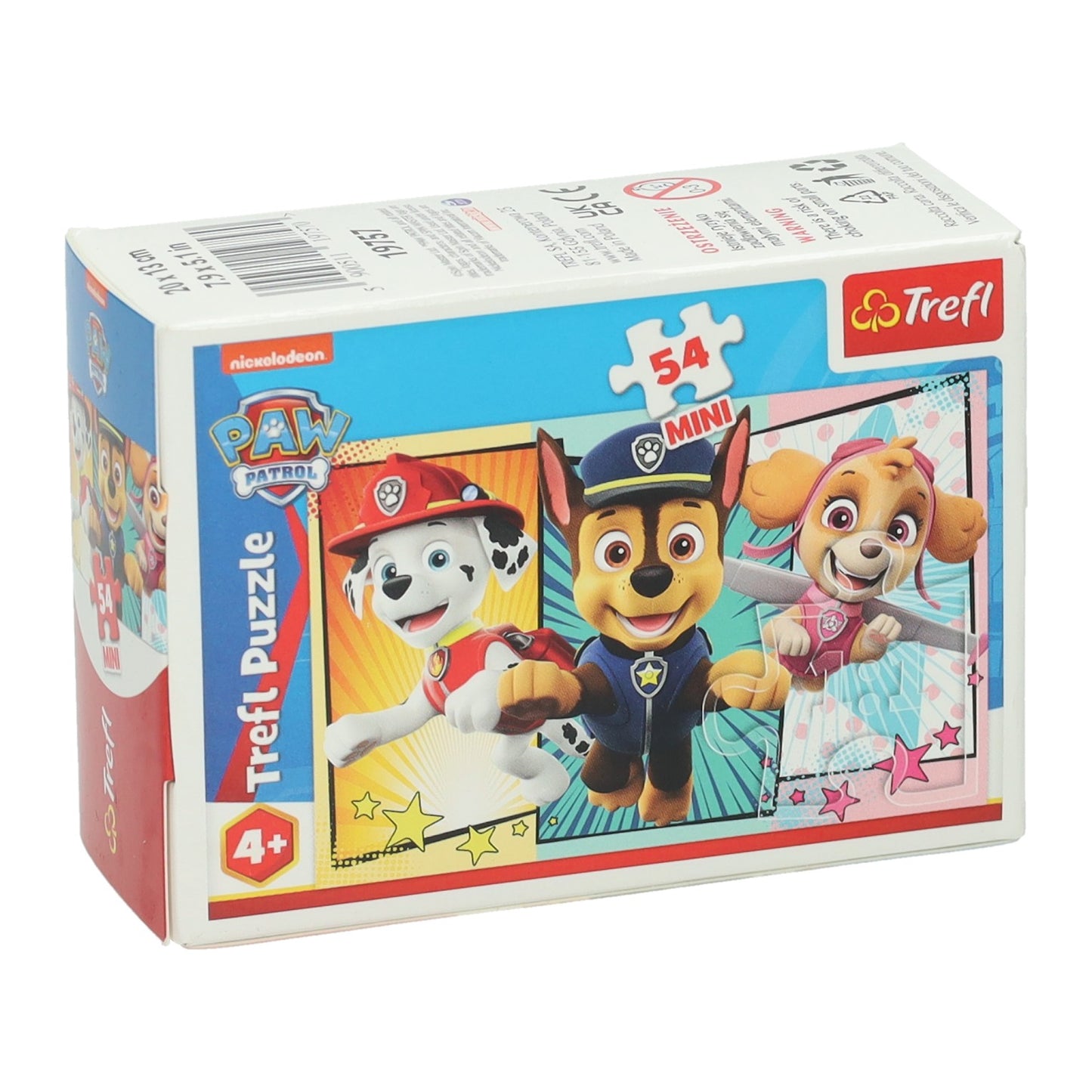 Paw patrol mini puzzel paw patrol, 54st.