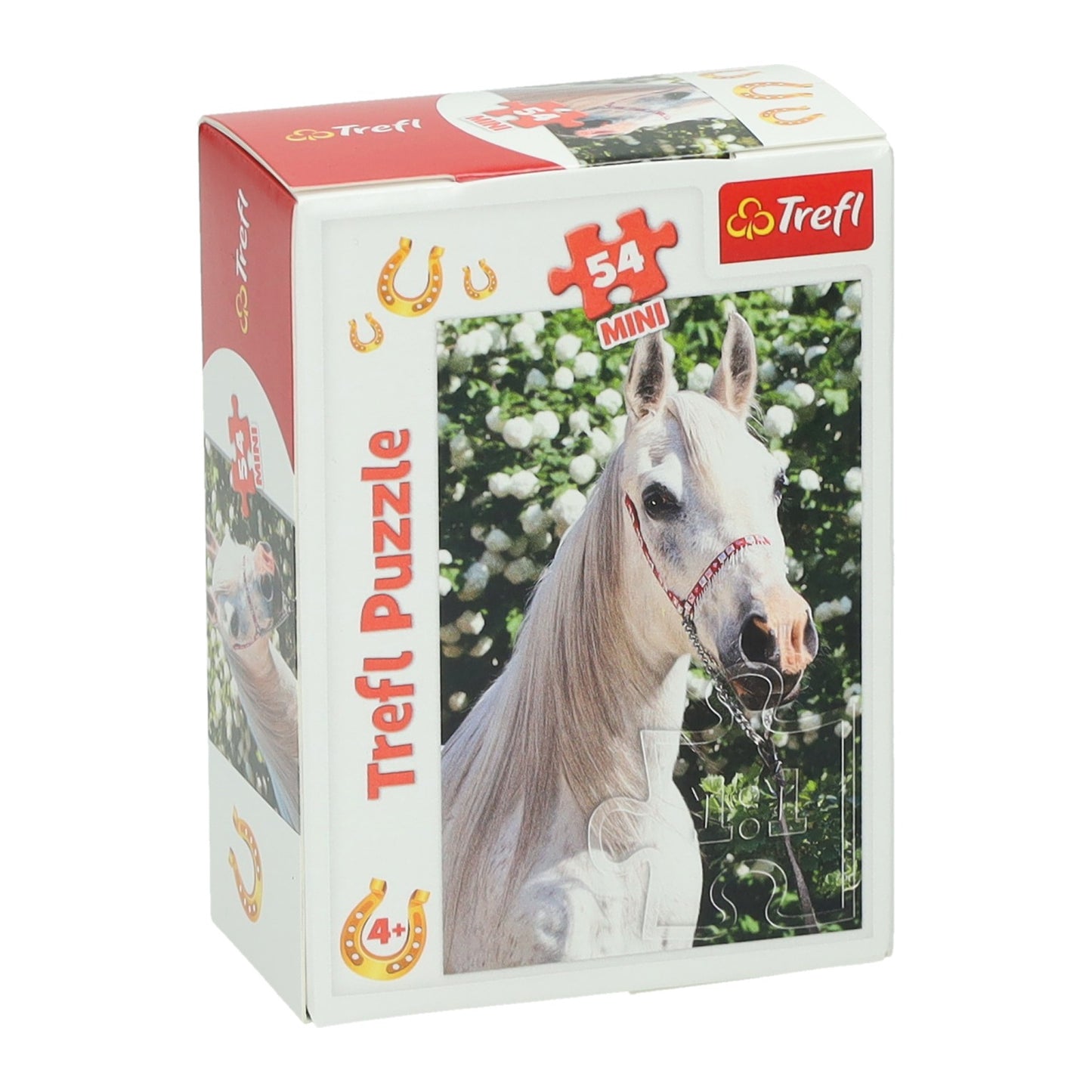 mini puzzel paarden, 54st.