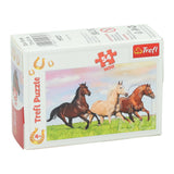 Mini puzzel paarden, 54st. - afbeelding 4