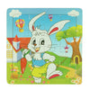 Houten puzzel dier, 16st.