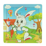 Houten puzzel dier, 16st. - afbeelding 2