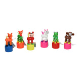 Houten drukfiguur dier - afbeelding 1