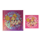 Paw patrol legpuzzel kaart roze kaart en envelop - afbeelding 2