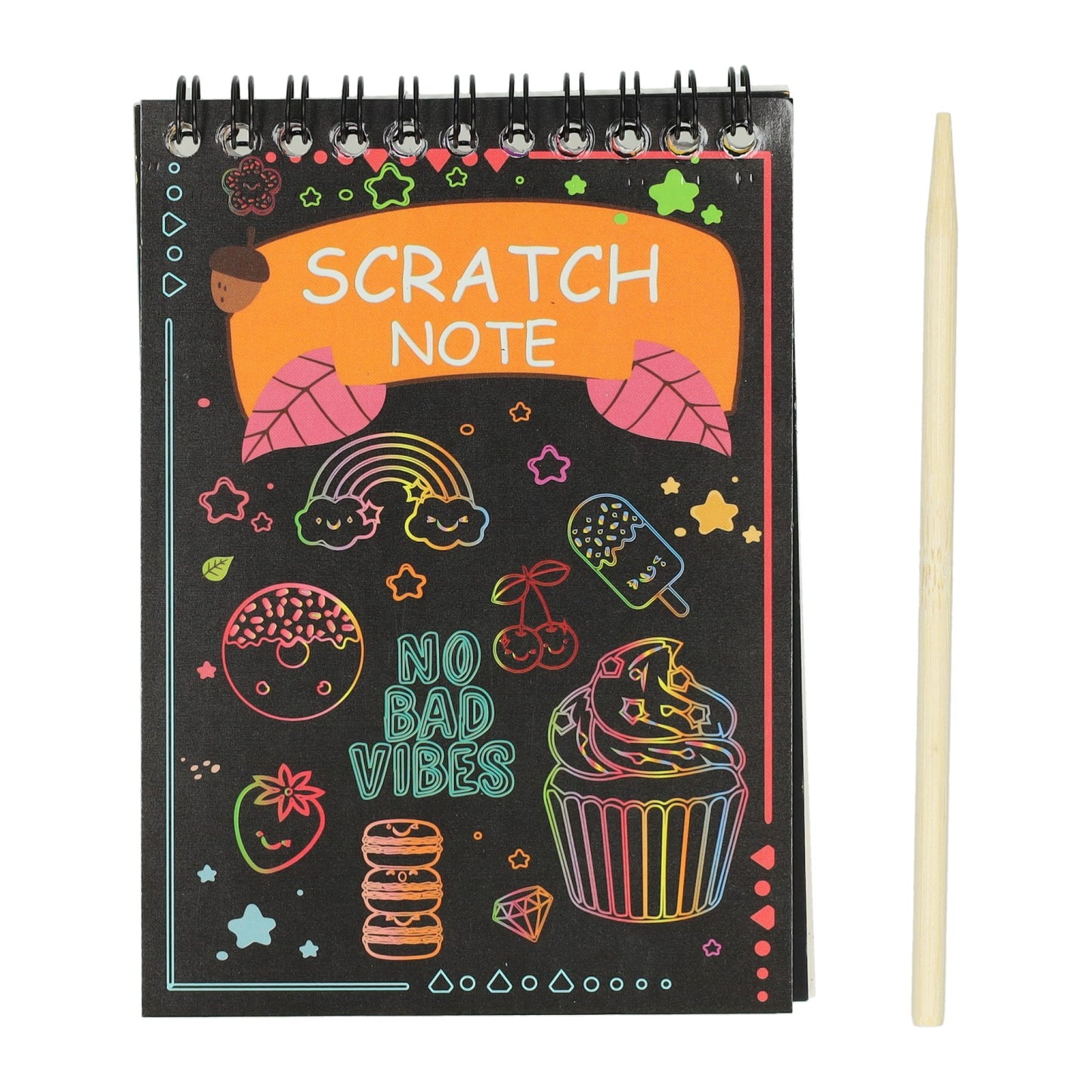 Scratch notitieboek - 10 blaadjes