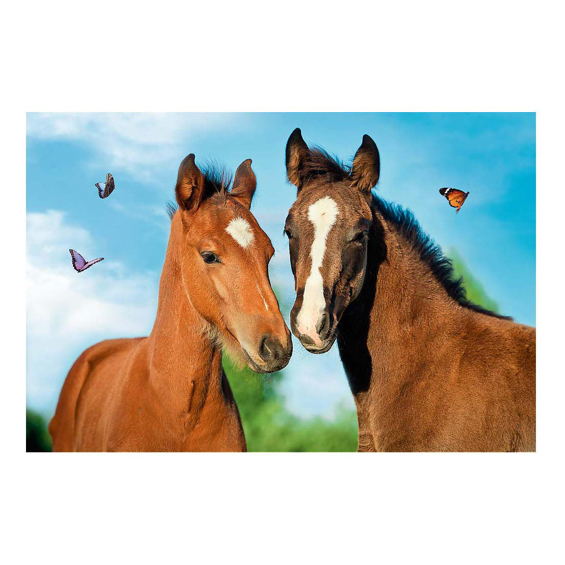Mini puzzel lovely animals - 54st.
