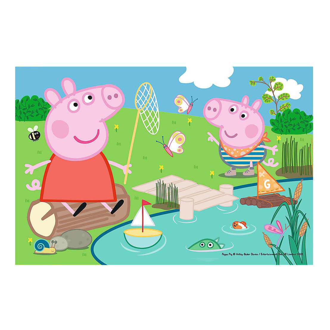 Peppa pig mini puzzel - 54st.
