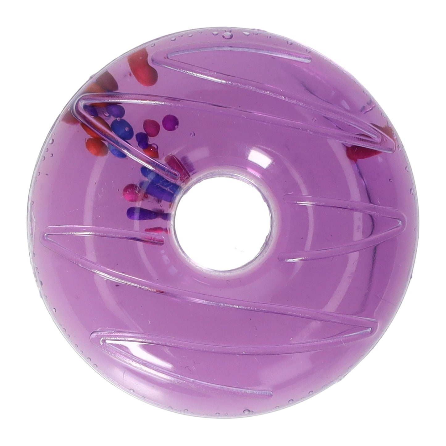Donut gevuld met glitter 50gr - 6cm