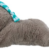 Trixie pluche luiaard grijs met heartbeat voor puppy