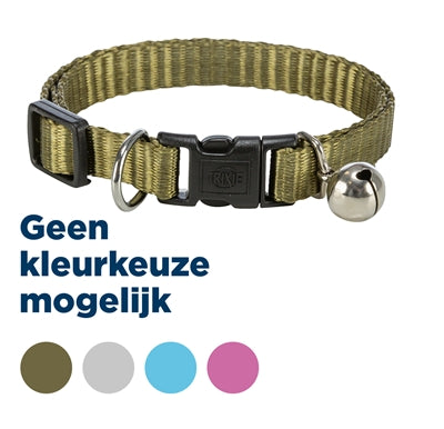 Trixie halsband kat nylon assorti
