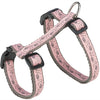 Trixie kattentuig met riem grijs roze