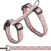 Trixie kattentuig met riem grijs roze