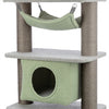 Trixie Kitten krabpaal lunito grijs mintgroen