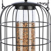 Trixie voerdispenser met gaasbescherming zwart