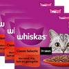 Whiskas Whis multipack pouch senior vlees selectie in saus