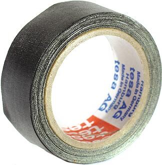 Tesa textieltape 2.75m x 38mm zwart