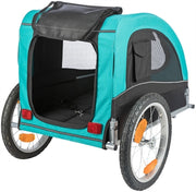 Trixie Hondenfietskar limited edition zwart turquoise - afbeelding 2