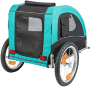 Trixie Hondenfietskar limited edition zwart turquoise - afbeelding 3