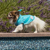 Croci Regenjas hond haai lichtblauw - afbeelding 3