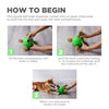 Outward hound nina ottosson dog snuffle n' treat bal groen