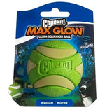 Chuckit max glow ultra squeekerbal groen - afbeelding 3