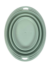 Happy pet Mad about pets voerbak drinkbak opvouwbaar salie groen - afbeelding 1