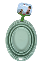 Happy pet Mad about pets voerbak drinkbak opvouwbaar salie groen - afbeelding 3