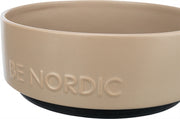 Trixie be nordic voerbak hond keramiek rubber taupe - afbeelding 2