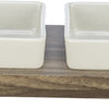 Trixie Voerbak hond set citystyle keramiek grijs bruin