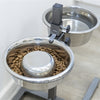 Trixie voerbak hond slow feeding rvs